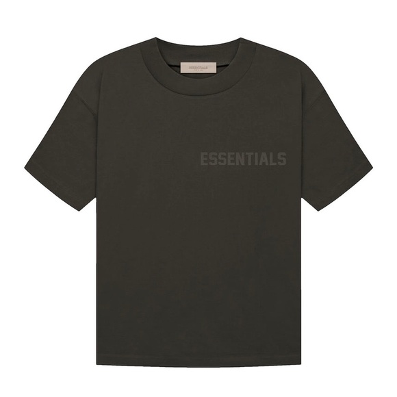 Fear of God Essentials T-Shirt Off Black NWT - Picture 1 of 5